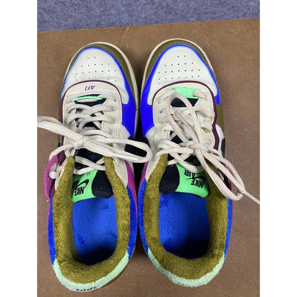 Nike Air Force 1 Shadow Wild Multi-Color Sneakers CT1985-500 Womens 8 - Picture 4 of 9